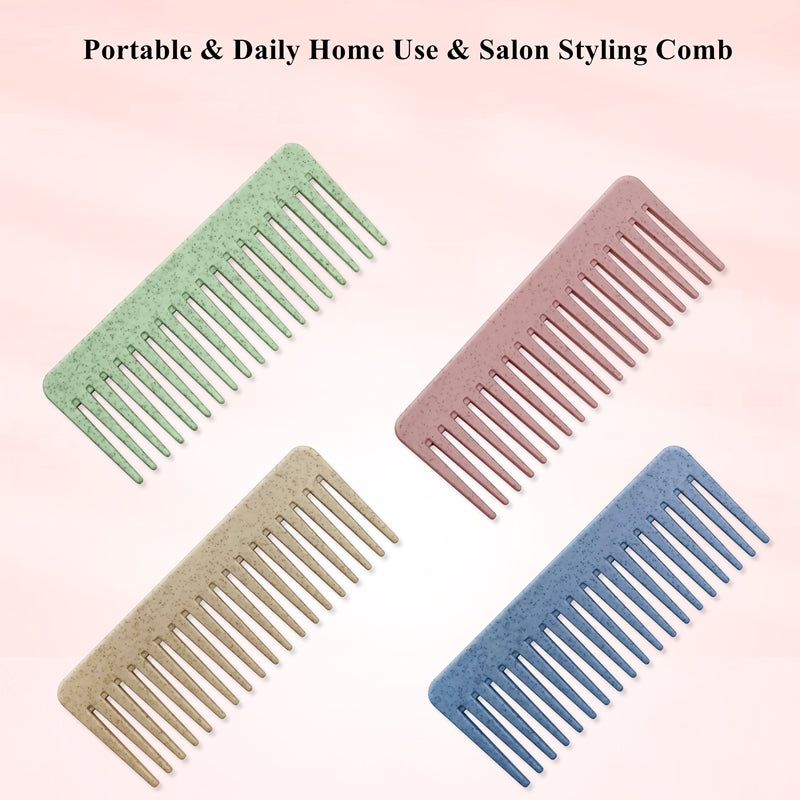 Scalp Massager Shampoo Brush Wide Teeth Comb Sets
