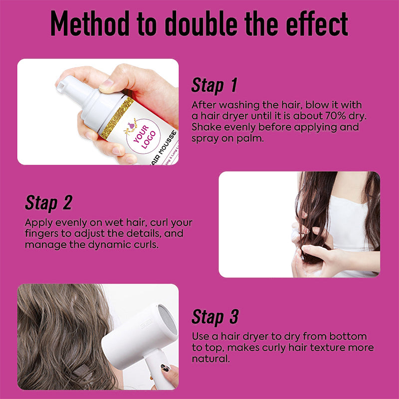 Curly Hair Sculpting Mousse-200ml