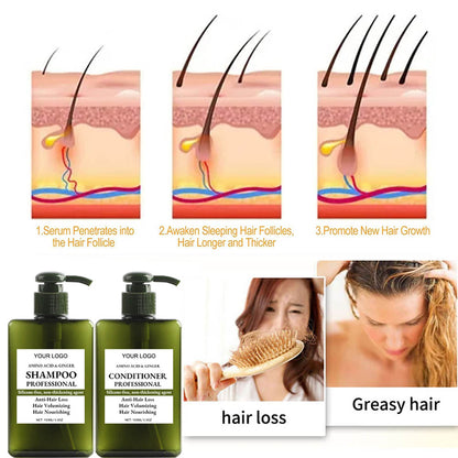 Hair Shampoo and Conditioner Anti-Loss Promote Growth