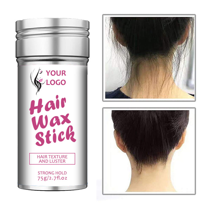 Hair Wax Stick Sleek Finished Style Anti-frizz Strong Hold Melt Jar-75g