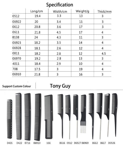 Anti Static Carbon Fiber Comb