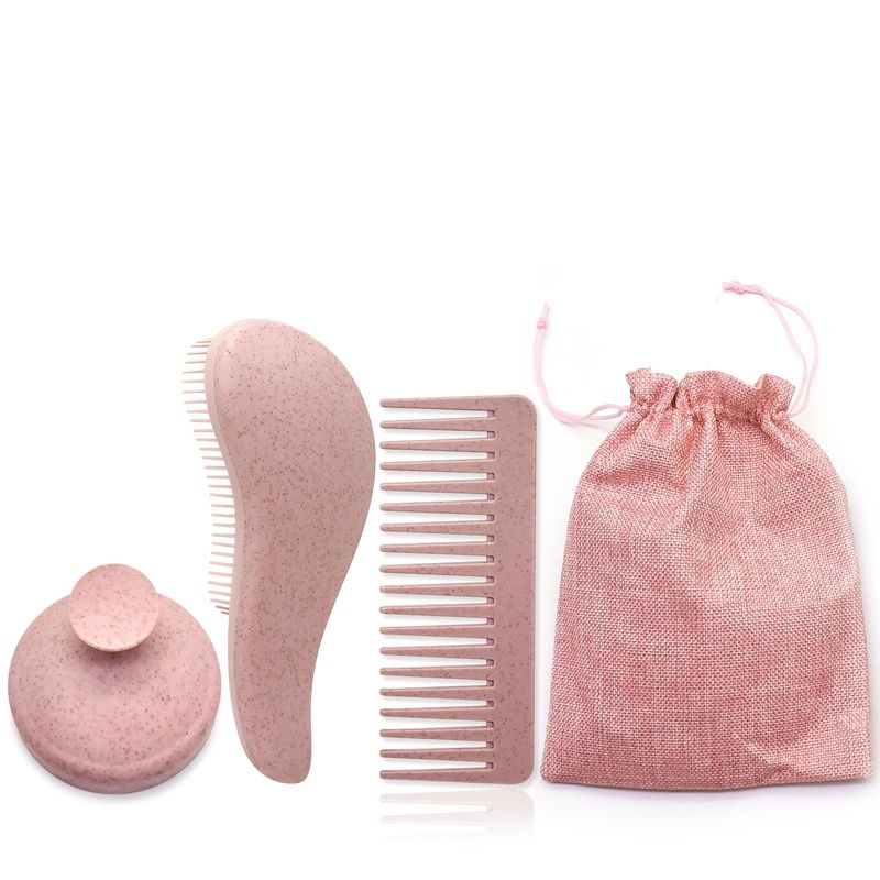 Scalp Massager Shampoo Brush Wide Teeth Comb Sets